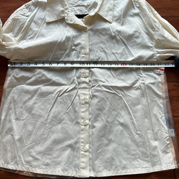 Parker The Reed Shirt Organza Back Size M/L - Picture 7 of 9